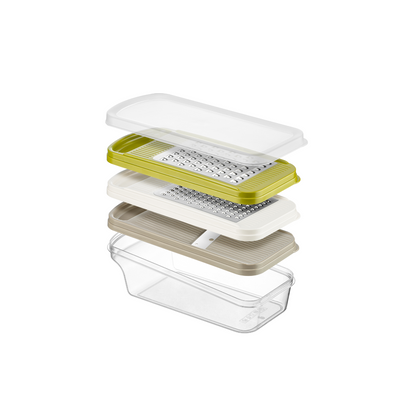 GourmetPrep 3-in-1 Reibe- & Schneideset