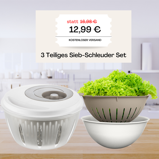 Sieb + Schleuderer Set